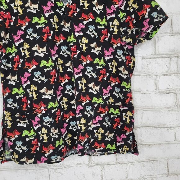 V Life dog print scrub top - Picture 4 of 10